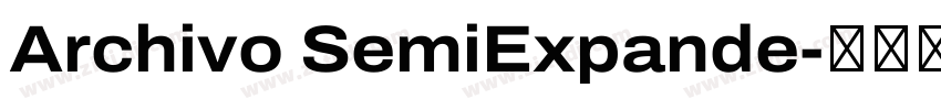 Archivo SemiExpande字体转换